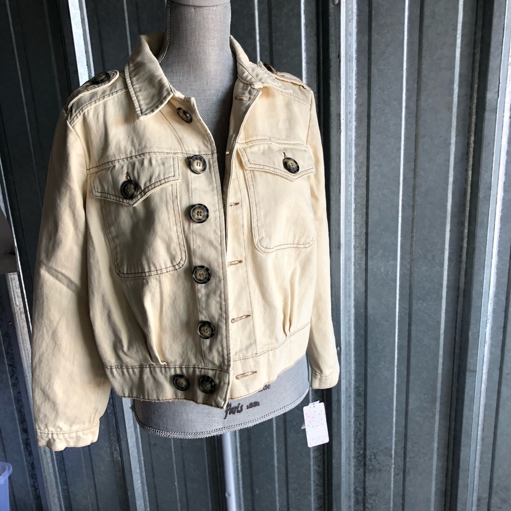 Free People Jean Jacket Sz S - Picture 4 of 6